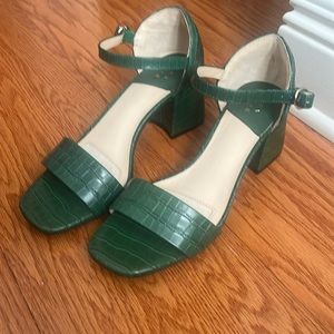 Alex Marie green crocadile shoes